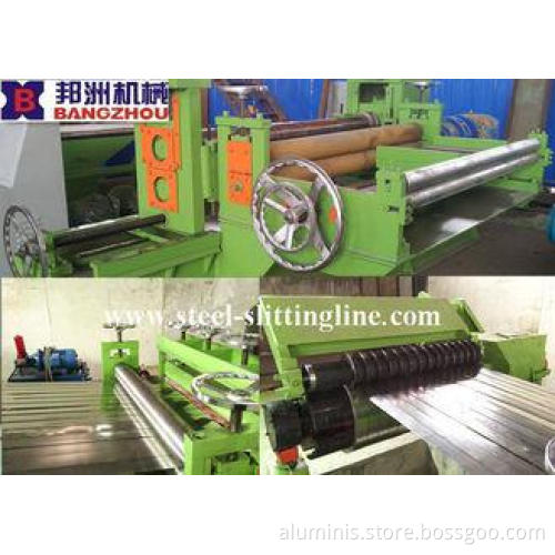 4mm thickness HRS Steel Slitting Line For Pipe Machine